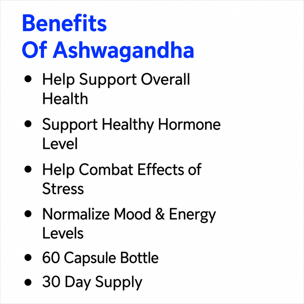 Ashwagandha with Black Pepper