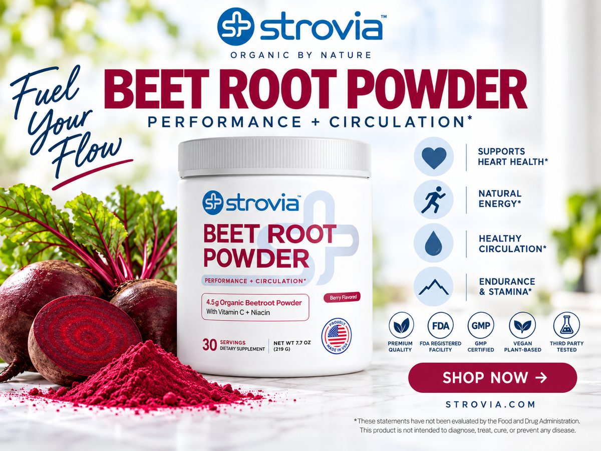 STROVIA Beet Root Powder: Fuel Your Flow