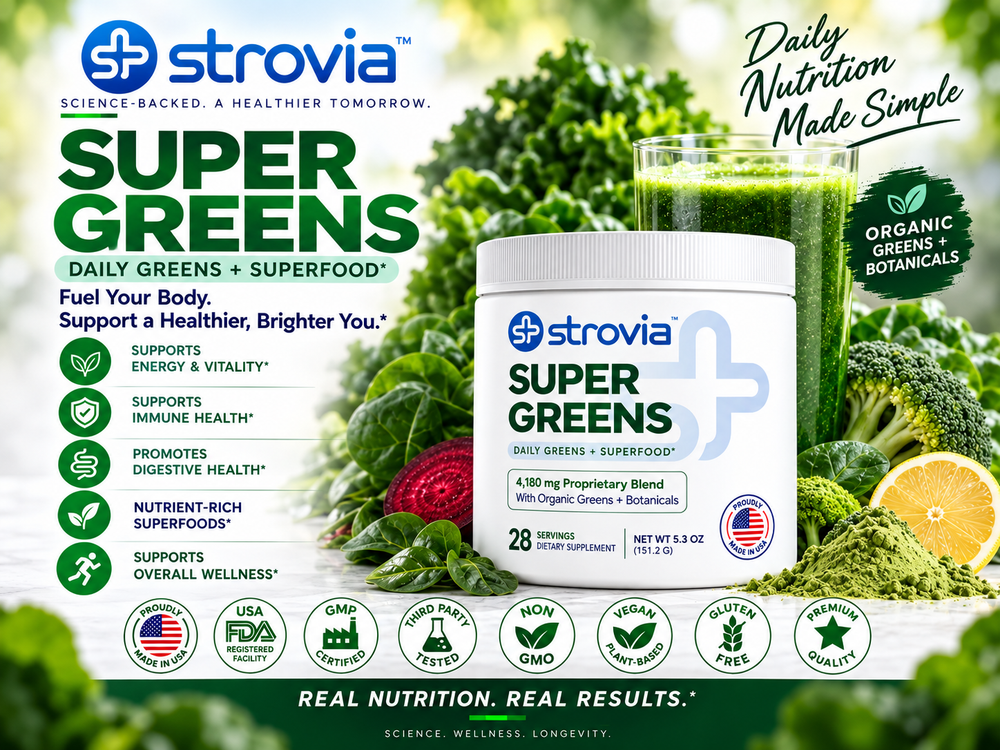 STROVIA Super Greens: Your Daily Greens, Made Simple