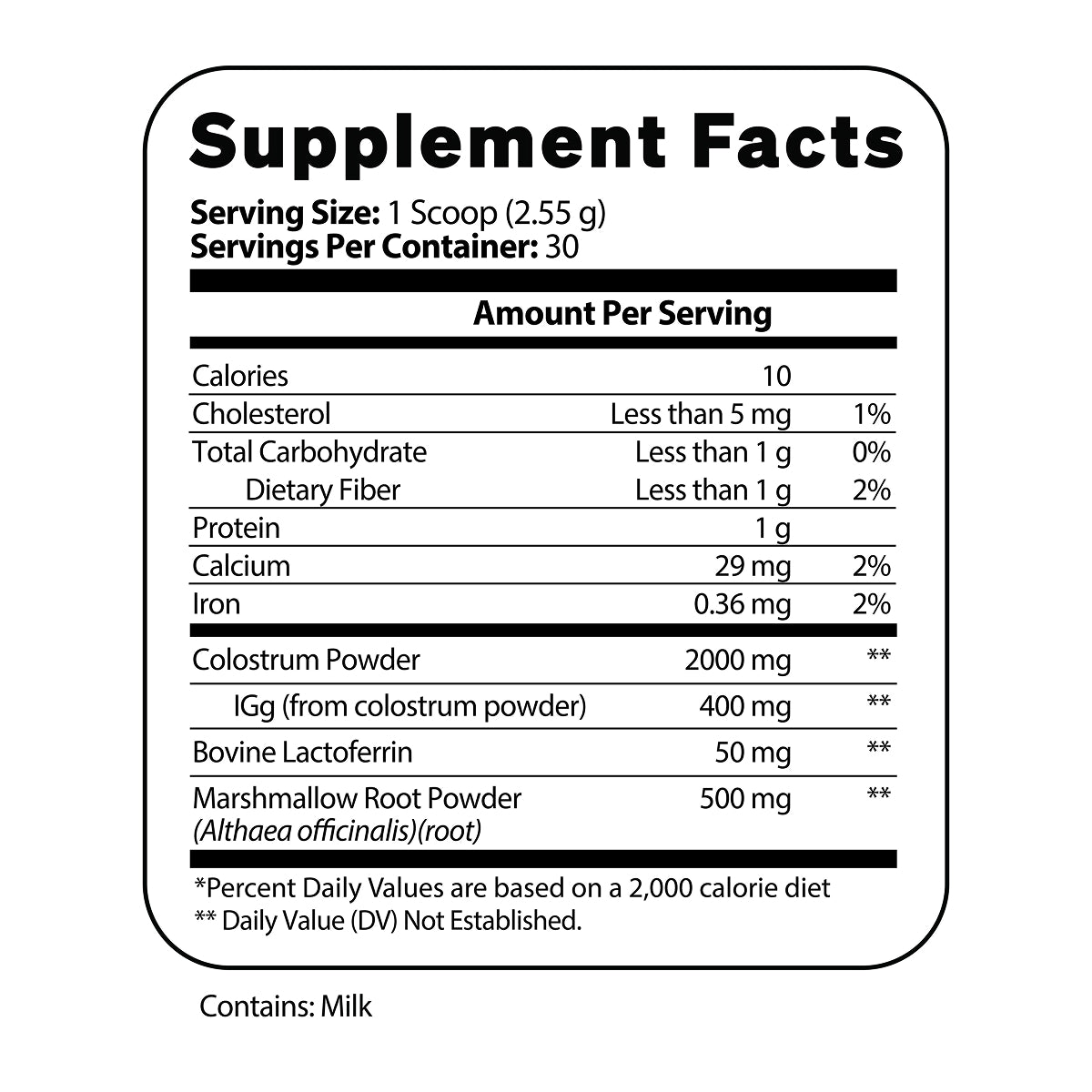 Colostrum Plus Powder